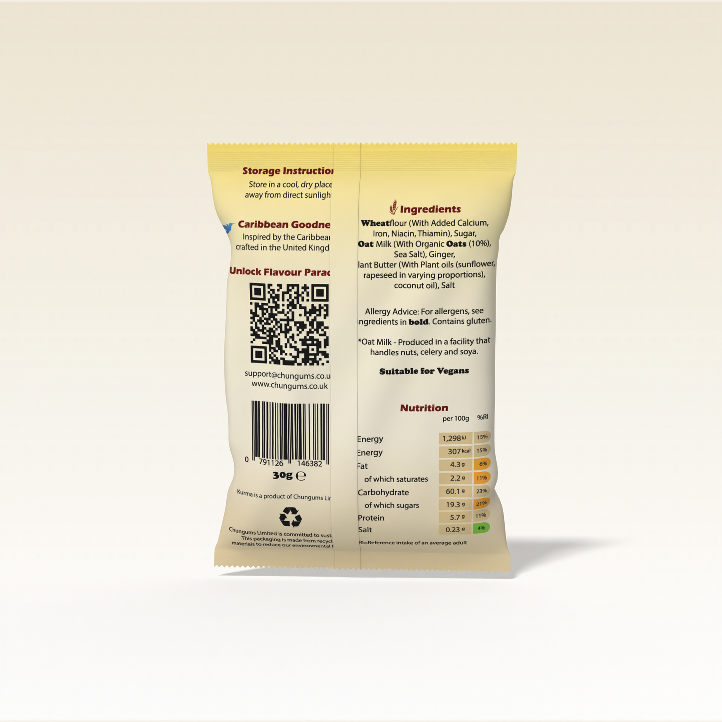 Ginger Delight (12 x 30g) - Plant Based