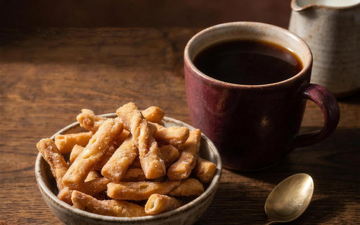 Discover hub card — Coffee & Kurma: dark roast coffee with Ginger Delight Kurma